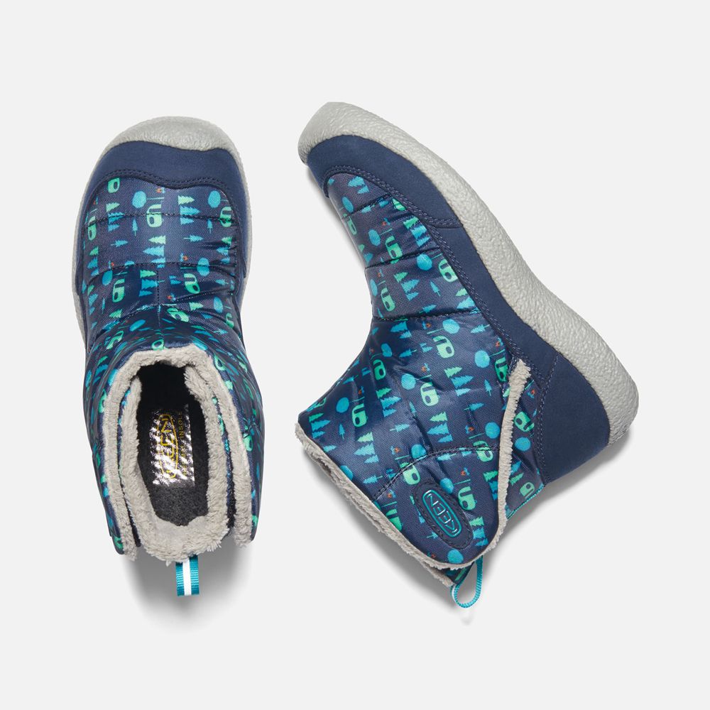 Keen Slip-On Kängor Barn Blå - Howser Ii Boots - 507143YXG